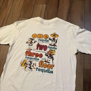 Vintage Tequila Floor Cabo San Lucas T Shirt Men's Size XL‎